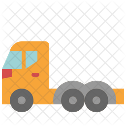 Big truck Icon - Download in Flat Style