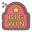 Big Win Trophy Achivement Icon
