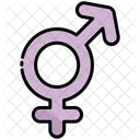 Bigender Gender Genderqueer Icône