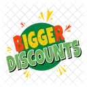 Bigger Discounts  Icon