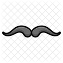 Bigode Barbudo Aderecos Ícone