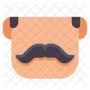 Bigode Homem Macho Icon