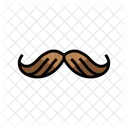 Bigode Moderno Retro Ícone