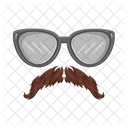 Bigode Bigode E Oculos Celebracao Ícone