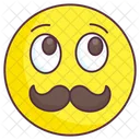 Emoji De Bigode Expressao De Bigode Emotag Ícone