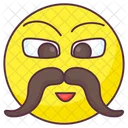 Emoji De Bigode Expressao De Bigode Emotag Ícone