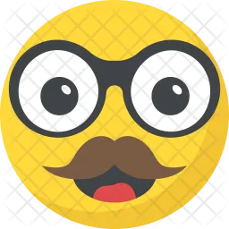 Emoji de bigode  Ícone