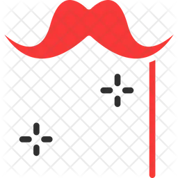 Bigode de festa  Ícone