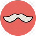 Bigote Hipster Manillar Icono