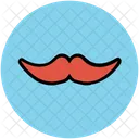 Bigote Hipster Manillar Icono