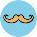 Bigote Hipster Manillar Icono