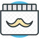 Bigote Bigote Crema Icono