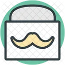 Bigote Bigote Crema Icono