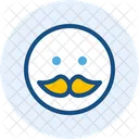 Bigote Emoji Expresion Icono