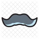 Bigote Pelo Espejo Icono