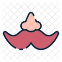 Bigote Hipster Hombre Icono