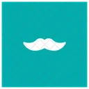 Bigote Hombre Mascota Icono