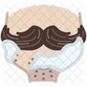 Bigote Afeitado Avatar Icono