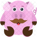 Bigote Emoji Emoticon Icono