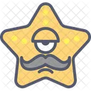 Bigote Estrella Bigote Estrella Icono