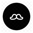 Bigote Vello Facial Maduro Icono