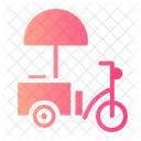 Bike Food Stand Food Cart Symbol