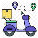 Bike Delivery Scooter Delivery Delivery Boy Icon