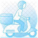 Delivery Transport Delivery Bike Delivery Scooter Icon