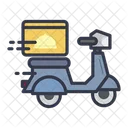 Bike Delivery Scooter Delivery Shipment Icon