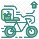 Bike Delivery Food Icon