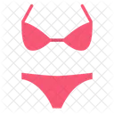 Bikini Woman Swimming Costume Clothes Icon