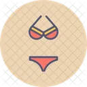 Bikini Innerwear Beach Icon
