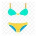 Strand Bikini BH Symbol