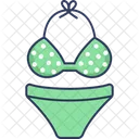 Bikini Clothes Swimming Suit Icon