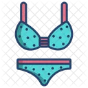 Bikini Swimsuit Bra Icon