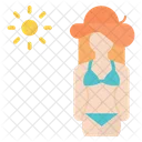 Bikini girl  Icon