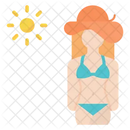 Bikini girl  Icon