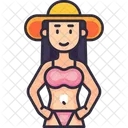 Bikini Girl  Icon