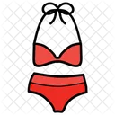 Bra With Pentie Underwear Female Wear Icon