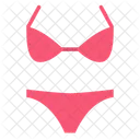 Bikini Woman Swimming Costume Clothes Icon