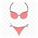 Bikini Female Swimsuit Icon