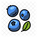 Bilberry Blueberry Blue Icon