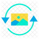 Bilddrehung Bildrotation Fotorotation Symbol