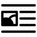 Bild Text Editor Symbol