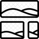 Bildraster Unten Rechts Symbol