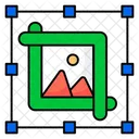 Bild Zuschneiden Photoshop Tool Gestaltungstool Symbol