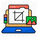 Bild Zuschneiden Photoshop Tool Gestaltungstool Symbol