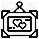 Bilderrahmen für Hochzeit  Symbol