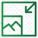 Bildgröße anpassen  Symbol