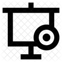Bildschirm Folie Prasentation Symbol